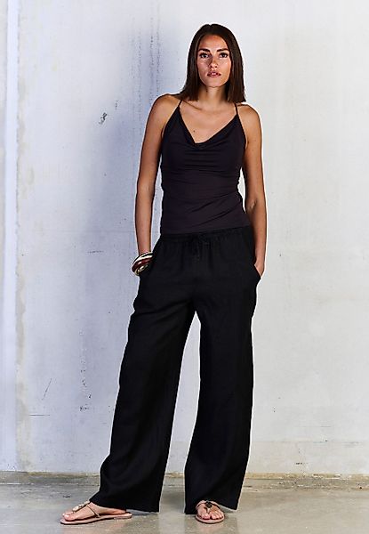 Andijamo-Fashion Leinenhose ISLA LINEN Weit geschnittene günstig online kaufen