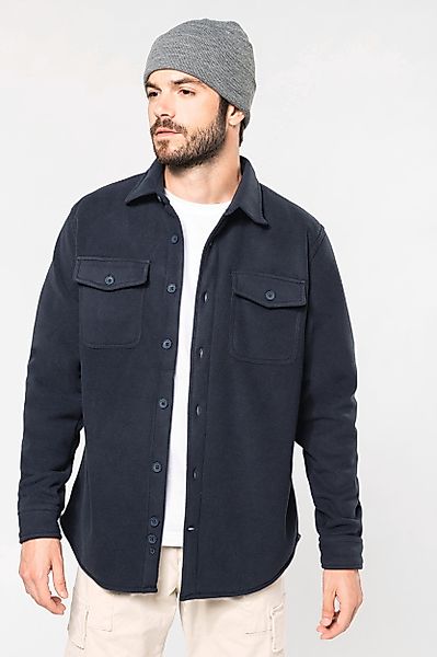 Kariban Businesshemd Fleece-Hemdjacke mit Sherpa-Futter günstig online kaufen