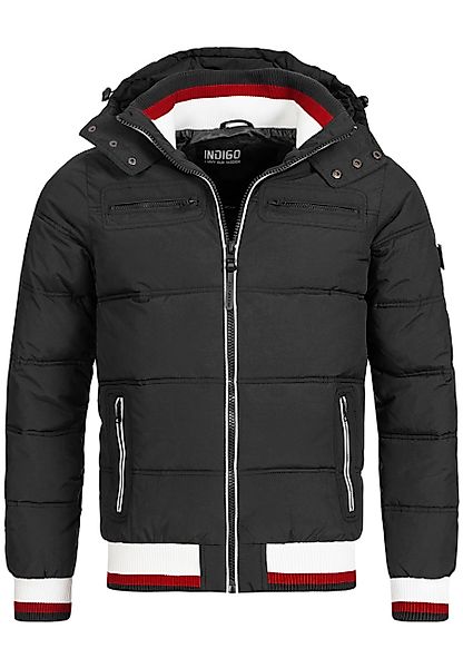 Indicode Winterjacke Marlon mit sportlichem Rippstrickbündchen günstig online kaufen