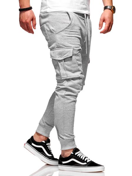 behype Sweathose "Combat" mit modernen Cargo-Taschen günstig online kaufen