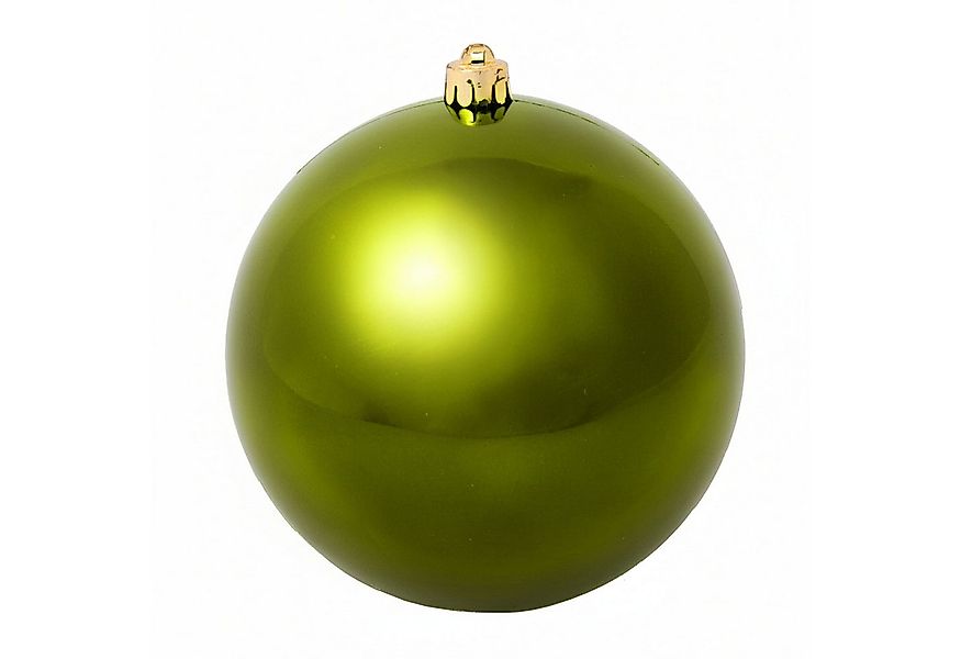 B&S Weihnachtsbaumkugel Weihnachtskugel Kunststoff Ø 25 cm olive für Innen günstig online kaufen