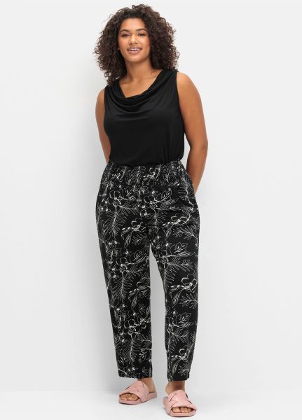 Sheego Jerseyhose Schlupfhose Innenbeinlänge ca.71 cm günstig online kaufen