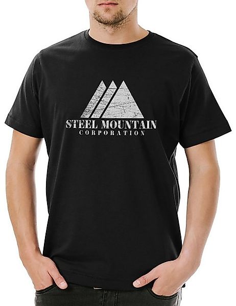 Urban Backwoods Print-Shirt Steel Mountain Herren T-Shirt Fsociety Allsafe günstig online kaufen