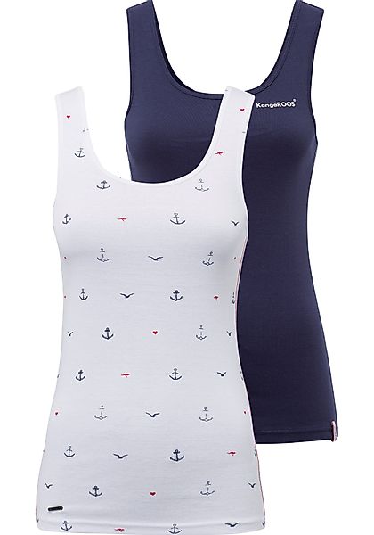 KangaROOS Ripptanktop (Packung, 2-tlg., 2-er Pack) günstig online kaufen