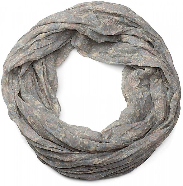 styleBREAKER Loop Seidiger Loop mit Paisley günstig online kaufen