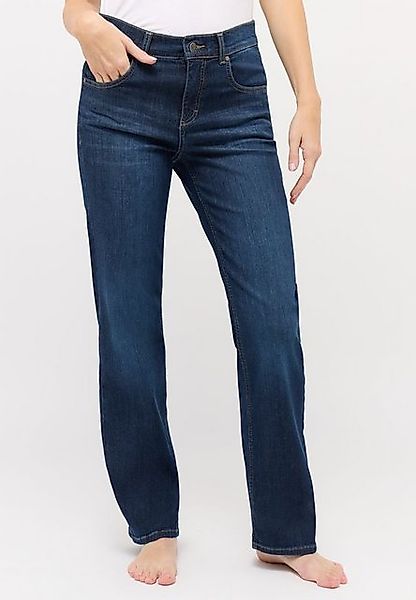 ANGELS Weite Jeans - basic Jeans - Used Wash - Dunkelblaue Jeans - LARA günstig online kaufen