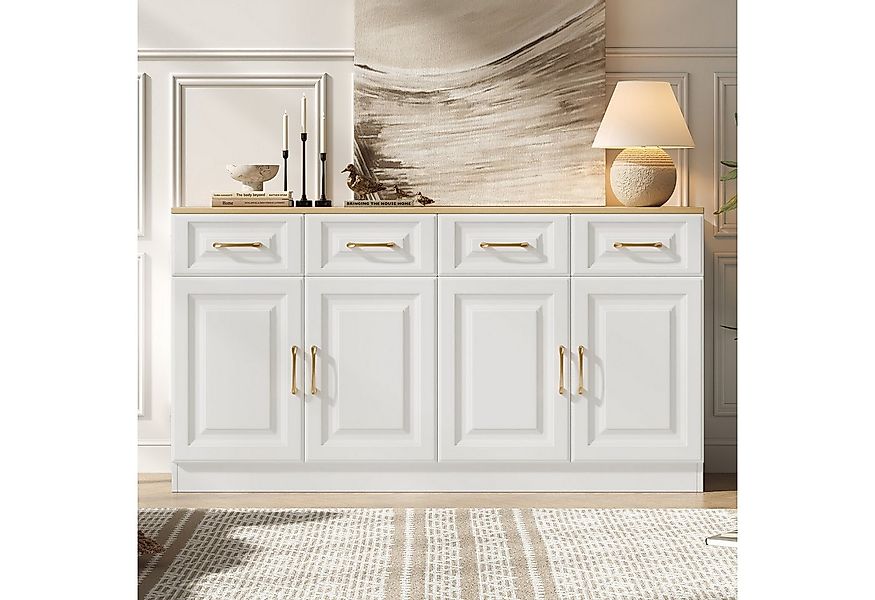 Merax Sideboard Anrichte Buffetschrank im Landhausstil (1 St), Kommode mit günstig online kaufen