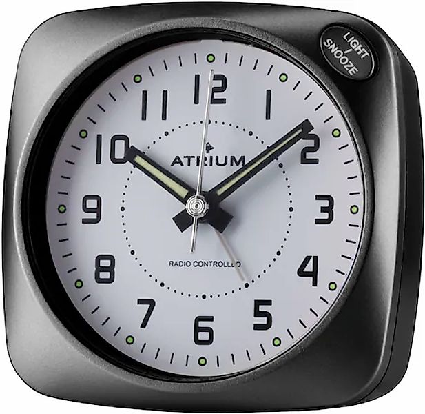 Atrium Funkwecker, Quarzwecker, schleichende Sekunde, Schlafzimmer, Snooze günstig online kaufen