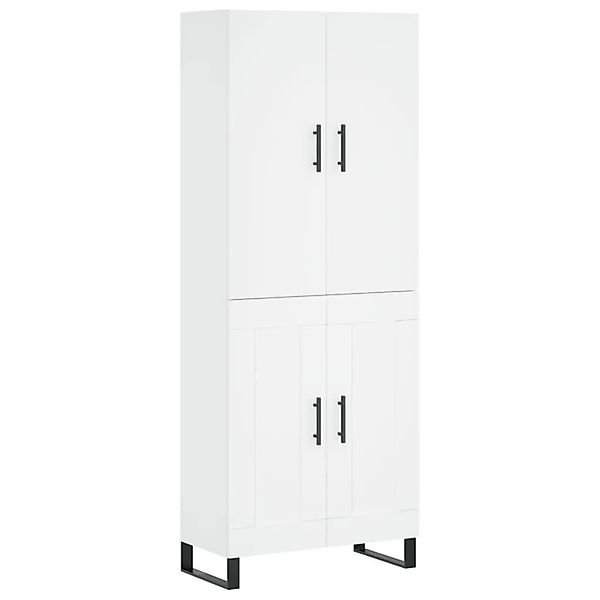 vidaXL Highboard Weiß 69,5x34x180 cm Holzwerkstoff 3195811 günstig online kaufen