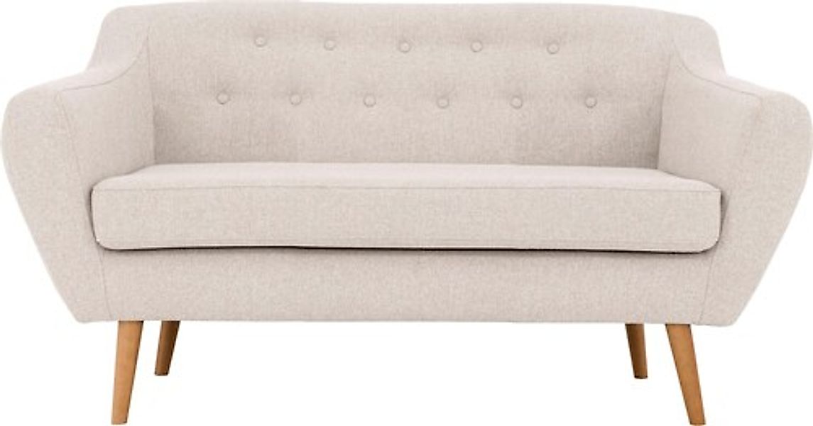 Home affaire 2-Sitzer »Renne« mit Heftung im Rücken im skandinavischem Stil günstig online kaufen