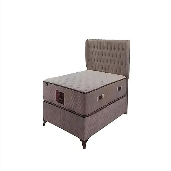 Xlmoebel Bett Chesterfield Schlafzimmerbett mit Textilbezug und Matratze (1 günstig online kaufen