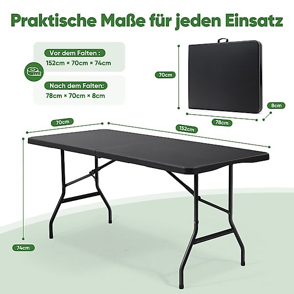 Sekey Klapptisch Campingtisch Klappbar Partytisch Buffettisch günstig online kaufen