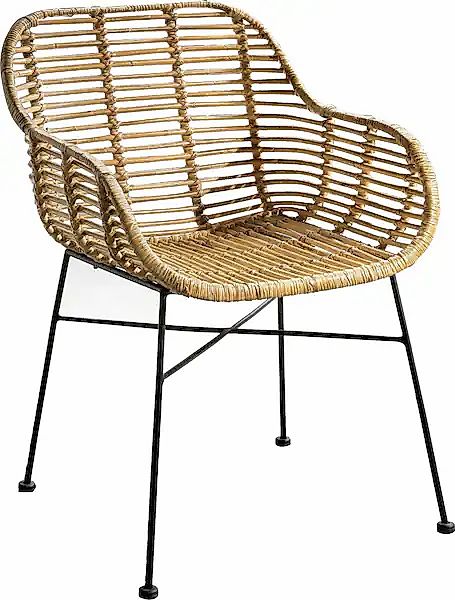 SIT Rattanstuhl »Rattan Vintage«, (Set), 2 St., mit Armlehnen, Shabby Chic, günstig online kaufen