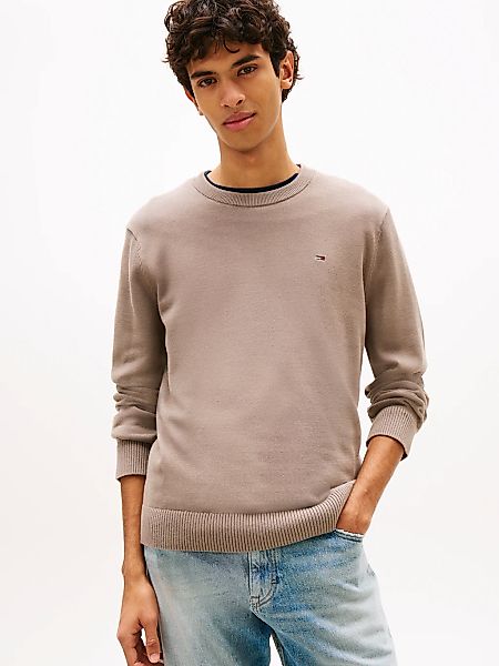 Tommy Jeans Strickpullover "TJM SLIM FIT LIGHT SWEATER" Slim fit mit Rundha günstig online kaufen