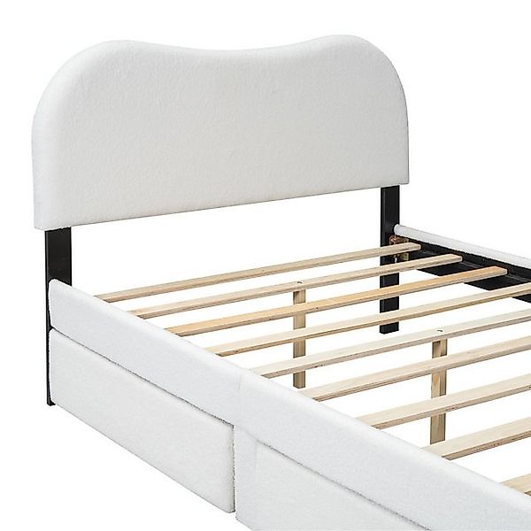 HAUSS SPLOE Kinderbett 140x200cm mit Kopfteil, 2 Schubladen minimalistische günstig online kaufen