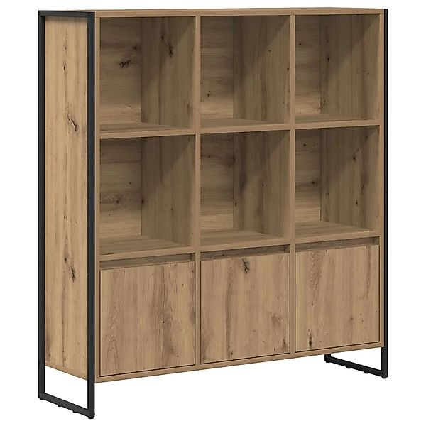 vidaXL Bücherregal 2-Tlg Kunsthandwerk Eiche 99,5 x 30 x 108,5 cm 3403027 günstig online kaufen