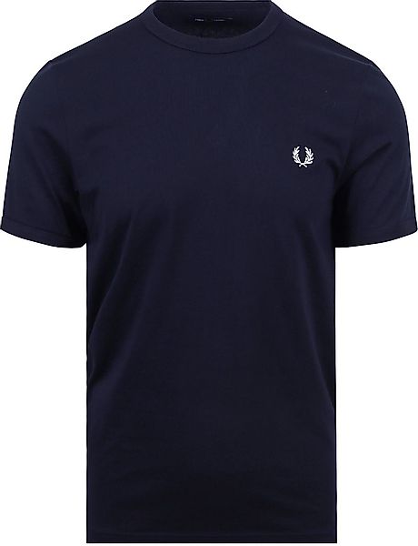 Fred Perry Ringer T-Shirt Dunkelblau - Größe 3XL günstig online kaufen