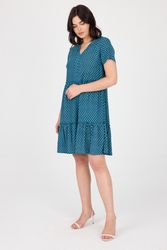 Phistan Midikleid Damenkleid aus Webstoff günstig online kaufen