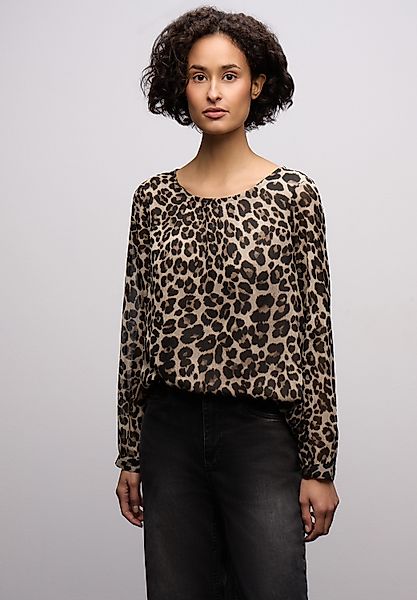 STREET ONE Langarmbluse mit Leomuster günstig online kaufen