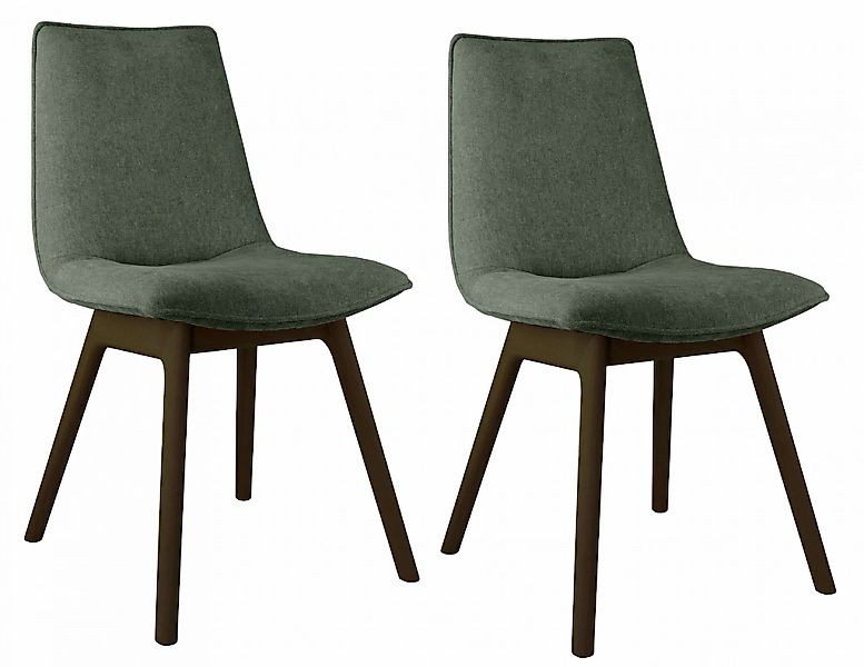 andas Esszimmerstuhl "Ramon", (Set), 2 St., Chenille, mit Massivholzbeinen, günstig online kaufen