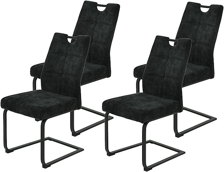 HELA Freischwinger »EVA Esszimmerstuhl«, (Set), 4 St., XL-Breite, Komfortsi günstig online kaufen