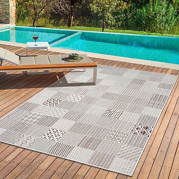 the carpet Teppich "Lagos" rechteckig 5 mm Höhe moderner robuster In und Ou günstig online kaufen