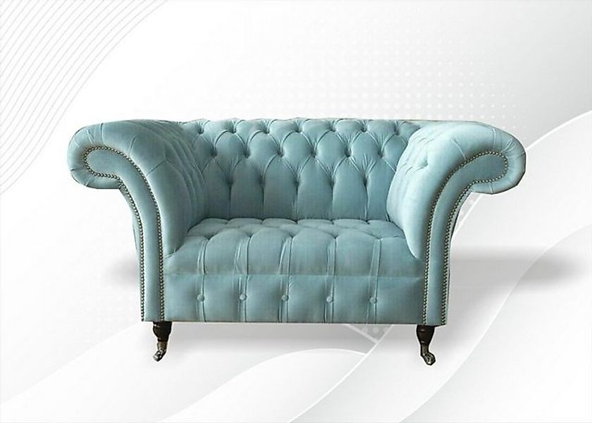 JVmoebel Chesterfield-Sofa Sessel Polster Sofa Couch Couchen Sofas Textil M günstig online kaufen