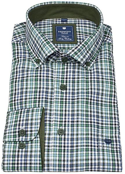 Redmond Karohemd Button-Down-Kragen günstig online kaufen