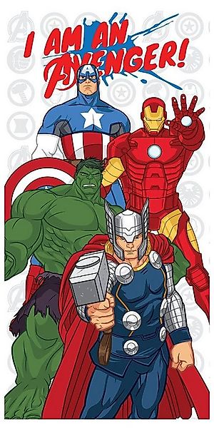 Jerry Fabrics Badetuch Avengers, Frottee (1-St) günstig online kaufen