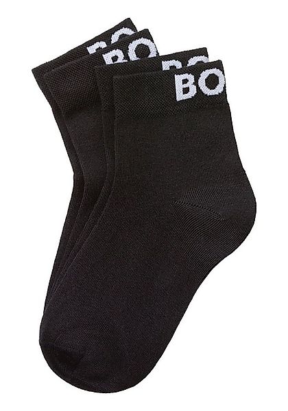 BOSS Freizeitsocken 2P SH Logo CC W (Packung, 2-Paar, 2er) mit eingestrickt günstig online kaufen