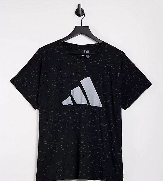 adidas – Training Plus – T-Shirt in Schwarz günstig online kaufen