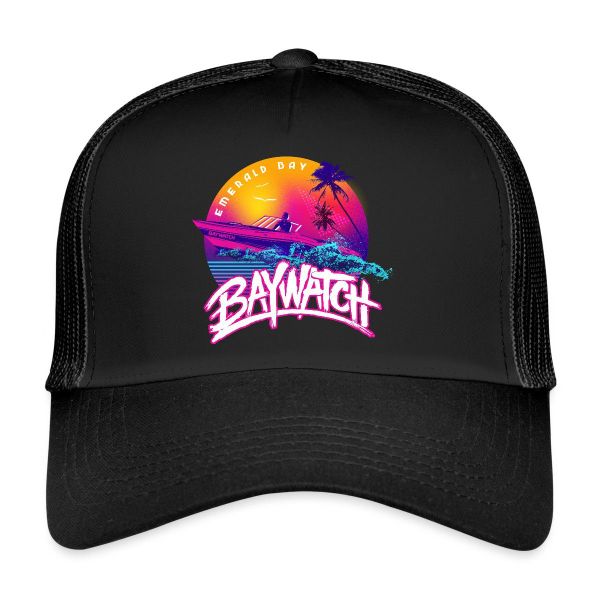 Spreadshirt Trucker Cap Baywatch Boot Emerald günstig online kaufen