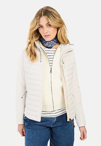 camel active Steppjacke aus recyceltem Polyester Langarm Kapuze Markenlogo günstig online kaufen