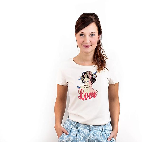 Lady Bird - Frauenshirt Bio Mit Print günstig online kaufen