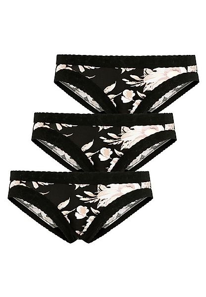 Jockey Bikinislip Soft Stretch Lace (3er Pack) mit dezenter Spitze besetzt günstig online kaufen