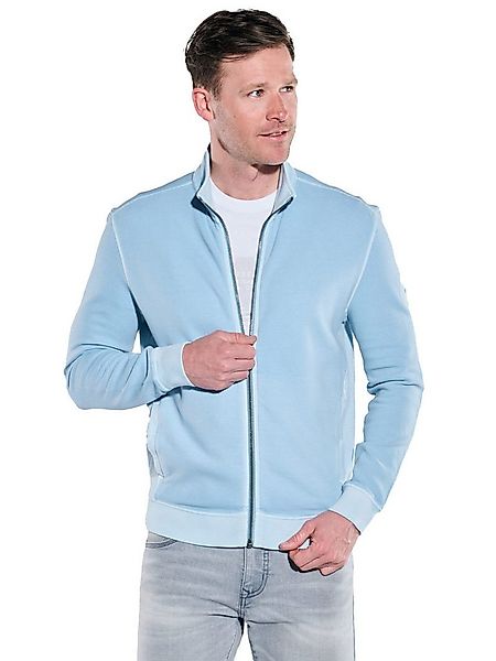 Engbers Sweatjacke engbers Herren Sweatjacke mit Stehkragen, Hellblau günstig online kaufen