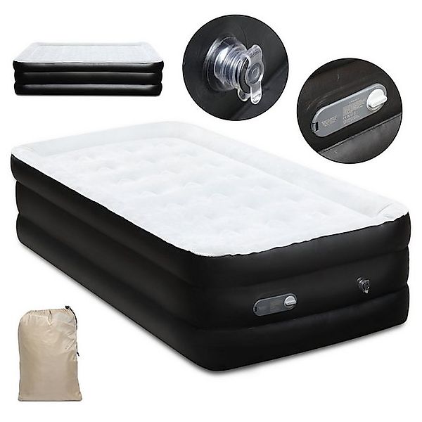 Clanmacy Luftbett Luftbett mit Pumpe Gästebett Luftmatratze 190*100*46 selb günstig online kaufen