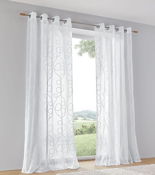 Kutti Vorhang Jasmin Vorhang, Ösen (1 günstig online kaufen