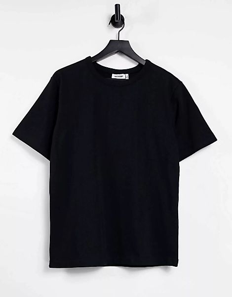Weekday – Tommie – T-Shirt in Schwarz günstig online kaufen