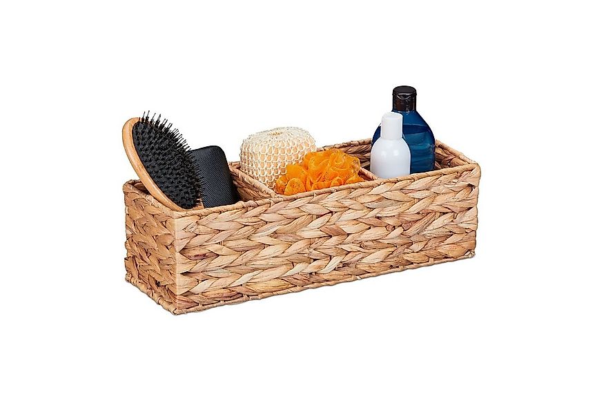 relaxdays Aufbewahrungskorb mit 3 Fäch günstig online kaufen
