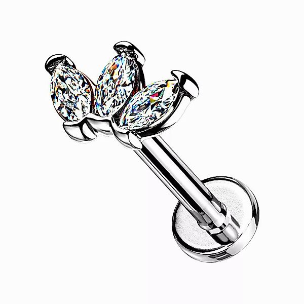 Taffstyle Piercing-Set Tragus Labret Piercing Stecker günstig online kaufen