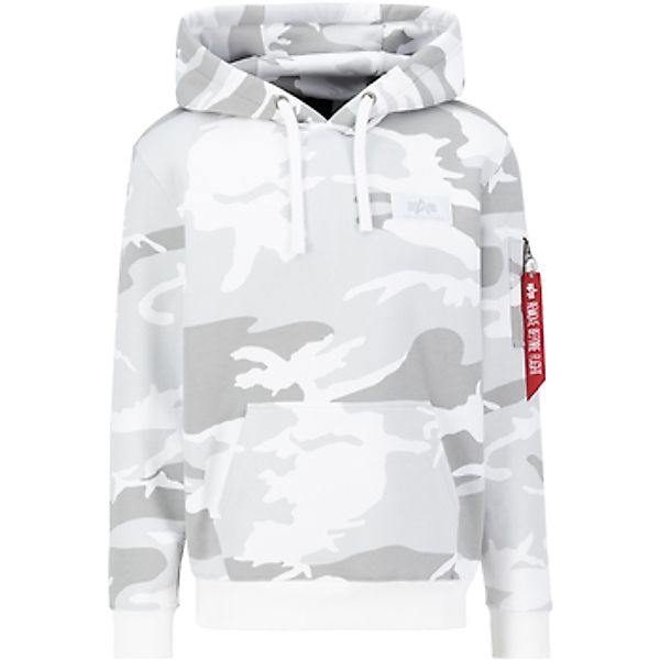 Alpha Industries  Pullover Backprint Hoodie Camo - white camo günstig online kaufen