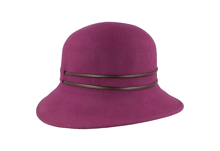 Breiter Filzhut Schicke Glocke aus Wolle günstig online kaufen