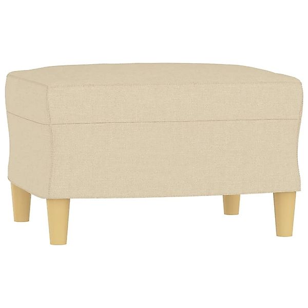 vidaXL Fußhocker Creme 60x50x41 cm Stoff Modell 3 günstig online kaufen