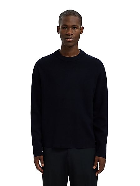 Selected Herren Rundhals Pullover SLHTELLER FN RELAXED CREW NECK - Relaxed günstig online kaufen