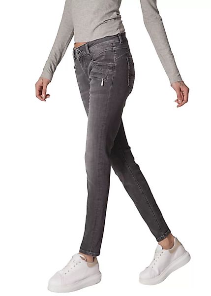 M.O.D. Damen Jeans SUZY - Skinny Fit - Grau - Florencia Grey günstig online kaufen