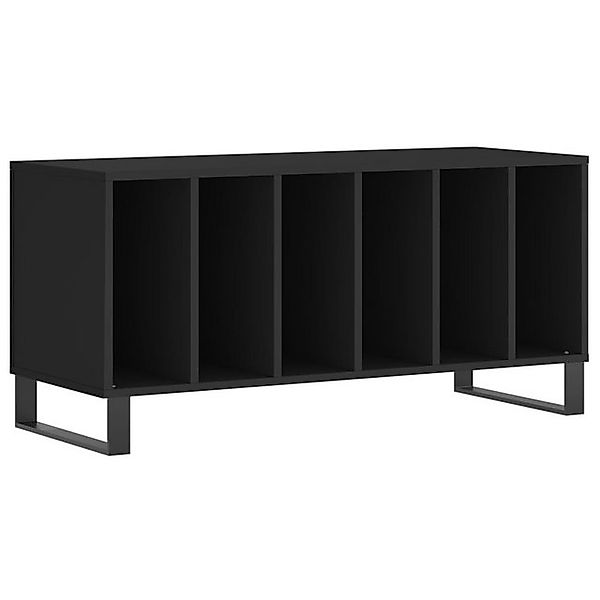 vidaXL Media-Regal Plattenschrank Schwarz 100x38x48 cm günstig online kaufen