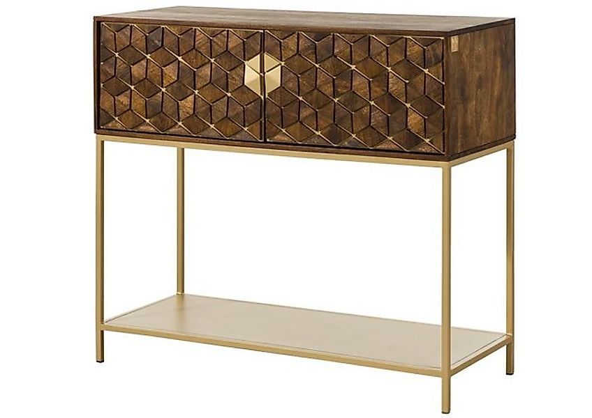Massivmoebel24 Barschrank #213 (Bar Mango 122x50x110 braun geölt DIAMOND #2 günstig online kaufen
