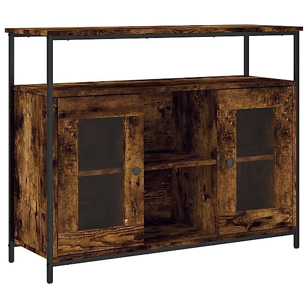 vidaXL Sideboard Sideboard Räuchereiche 100x35x80 cm günstig online kaufen