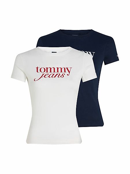 Tommy Jeans T-Shirt "TJW 2PACK ESSENTIAL LOGO TEE" Packung, 2 Stk. tlg. mit günstig online kaufen